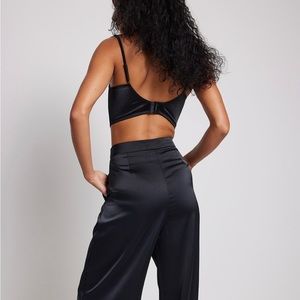NA-KD Cropped Satin Corset (Brand New!)